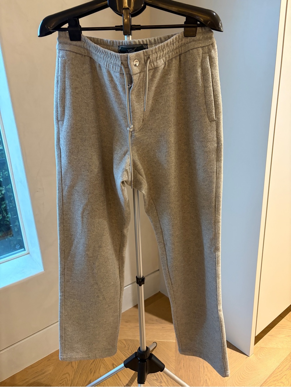 Kith Light Gray Men's Sweatpants with Drawstring